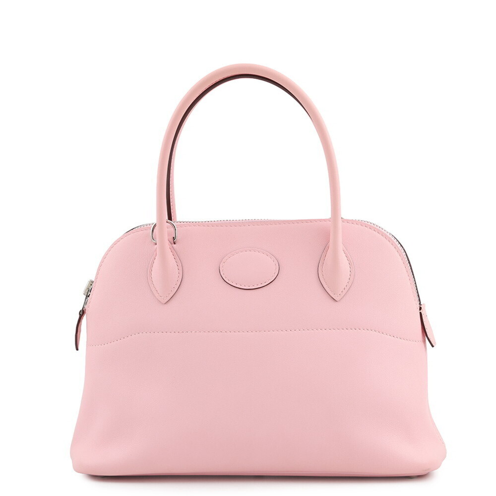 Hermes Bolide 27 Handbag, Rose Sakura Swift Leather, X Stamp, 2-way Shoulder ...